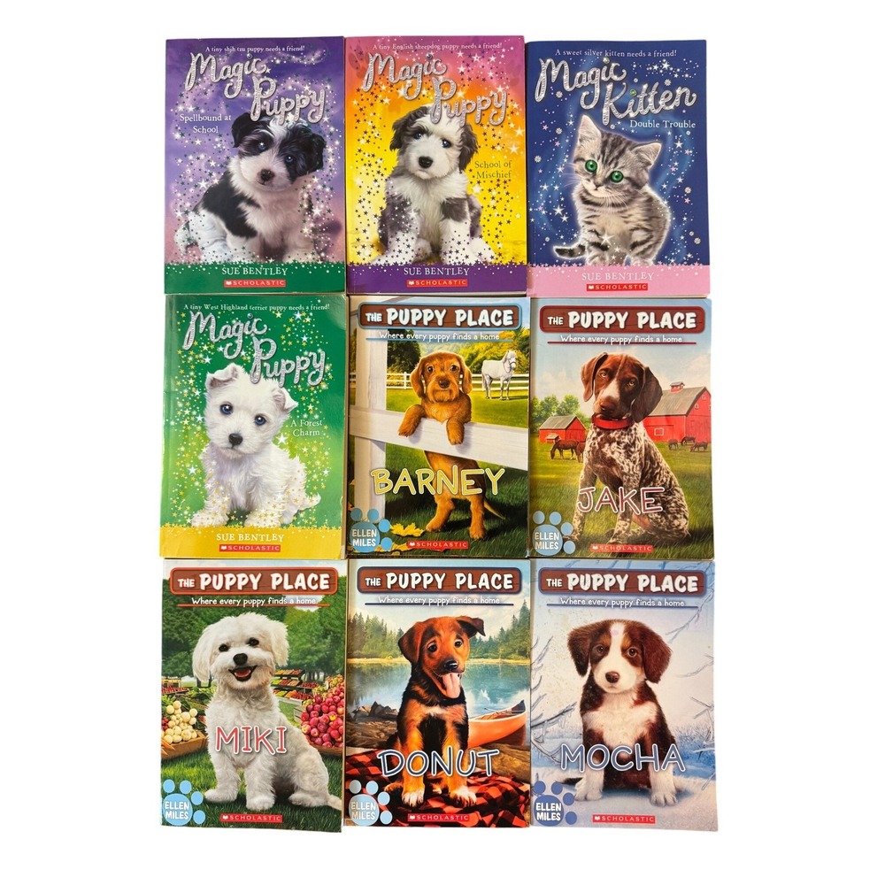 Kids Chapter Books Lot Kids Puppy Place Magic Puppy Kitten Animals 1 2 3 4 Grade